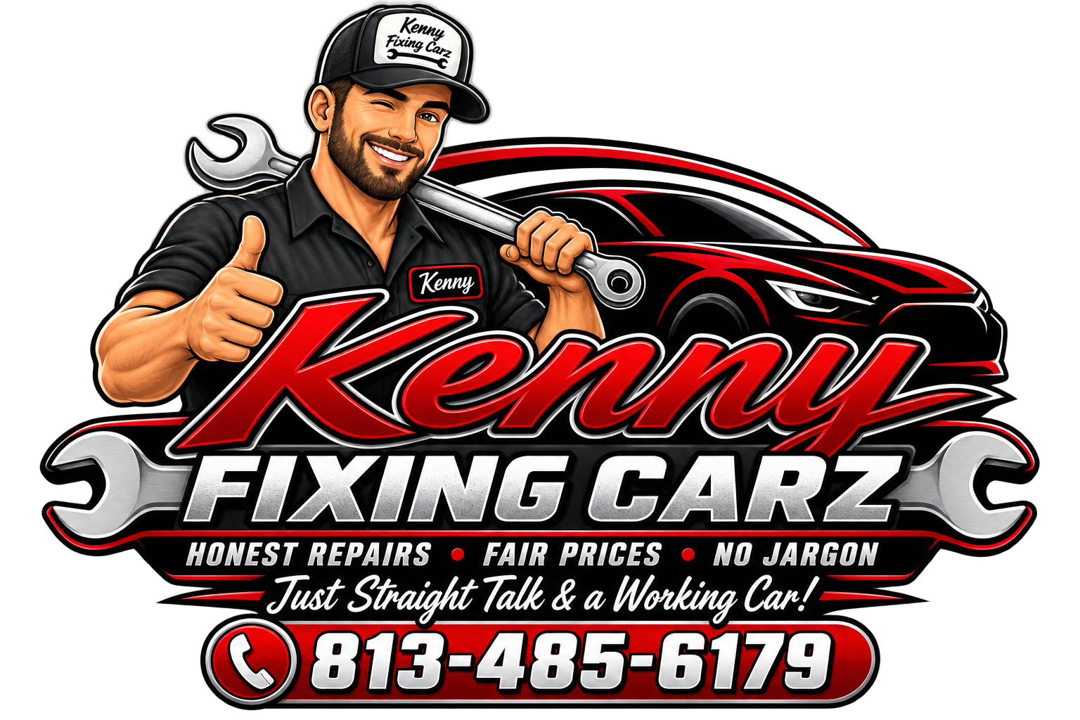 Kenny Fixing Carz logo